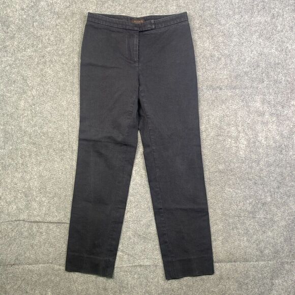 Peserico Womens Mid Rise Straight Leg Pants Cotton Size EUR 42 28x27 - Picture 1 of 13